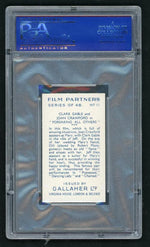 1935 Gallaher Ltd. Film Partners Clark Gable/Joan Crawford #11 PSA 8