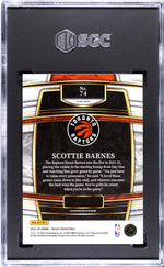 2021 Select #74 Scottie Barnes Gold Wave Prizm SGC 9.5