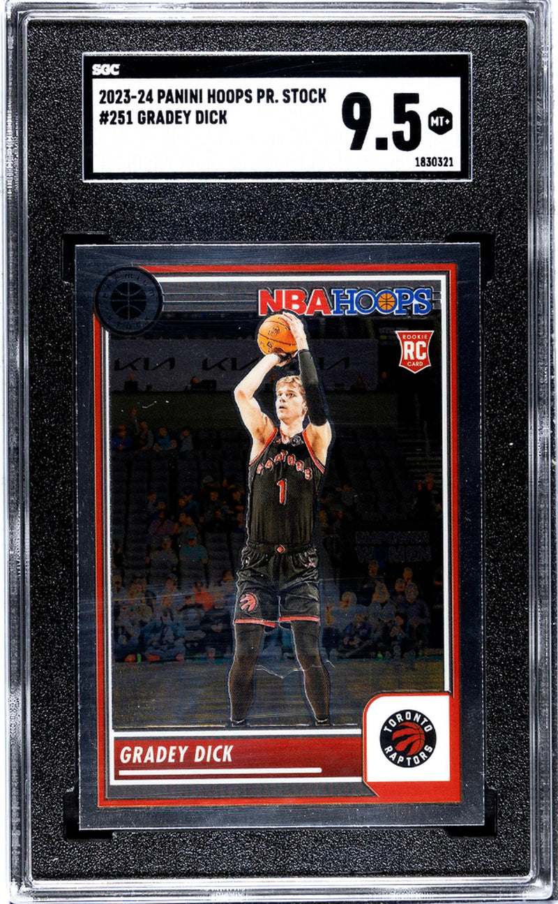 2023-24 Panini Hoops Gradey Dick #251 RC SGC 9.5