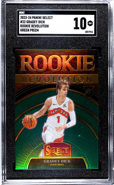 2023 Select #22 Gradey Dick Rookie Revolution SGC 10