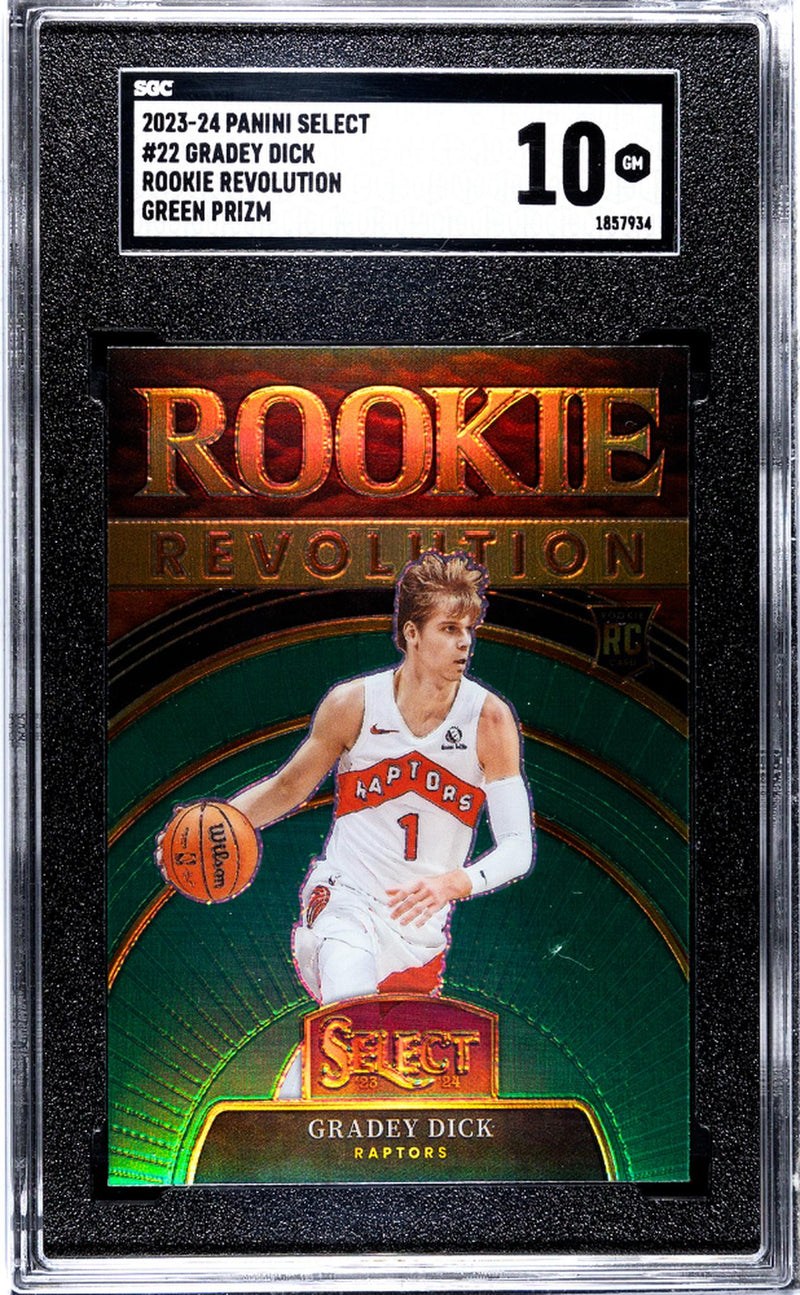2023 Select #22 Gradey Dick Rookie Revolution SGC 10