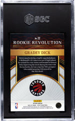 2023 Select #22 Gradey Dick Rookie Revolution SGC 10
