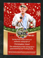 2023 Leaf Metal BA-CL1 Christopher Lloyd /15 VG Auto