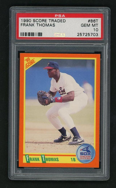 1990 Score Traded Frank Thomas #86T PSA 10