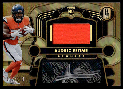 2024 Panini Gold Standard Audric Estime #220 RC Patch Auto /199