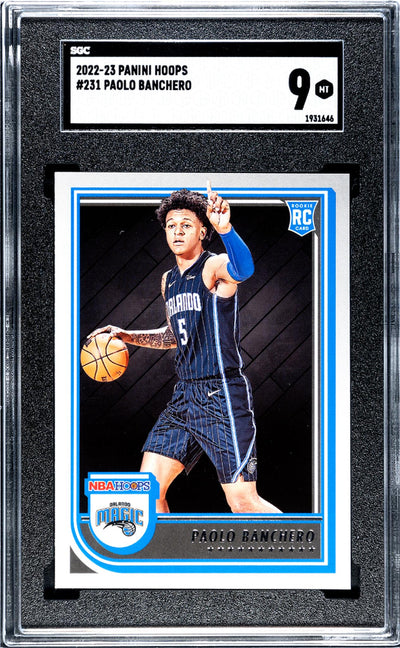 2022-23 Panini Hoops Paolo Banchero #231 RC SGC 9