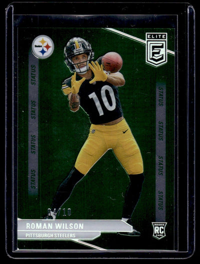 2024 Elite Roman Wilson Status Green #04/10 RC