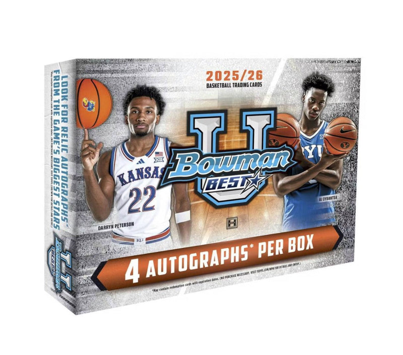 2025-26 Bowman University Best Basketball Hobby Box