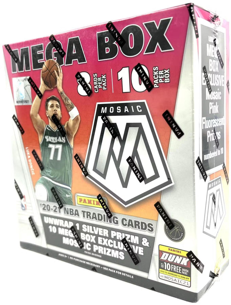 2020-21 Panini Mosaic Basketball Mega 80-Card Box