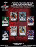 2021 Leaf Flash Baseball Hobby Box
