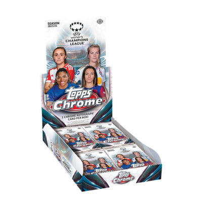 2023-24 Topps UEFA Women's Champions League Chrome Soccer Hobby Box