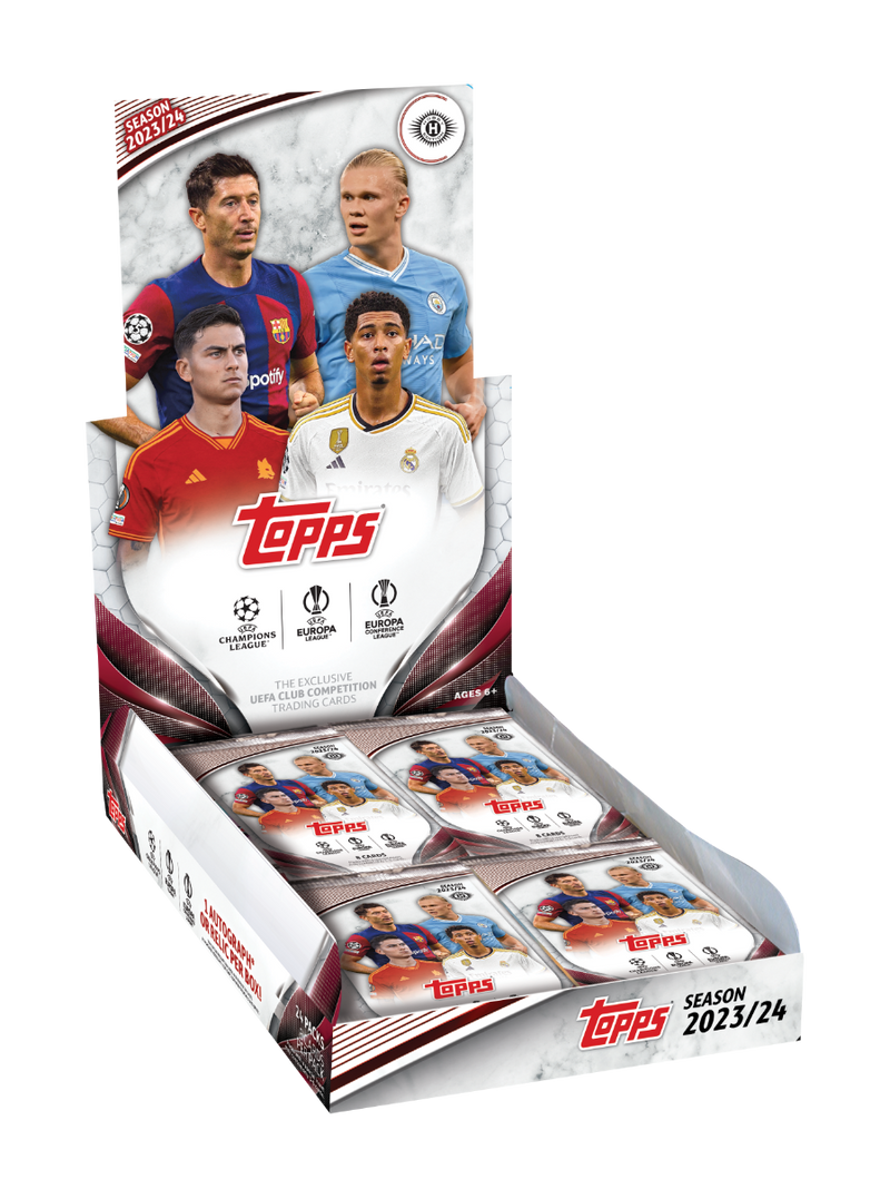 2023-24 Topps UEFA Club Competitions Soccer Hobby Box
