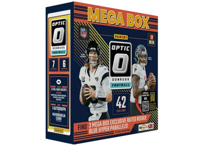 2024 Panini Donruss Optic Football Mega Box (Blue Hyper Parallels)