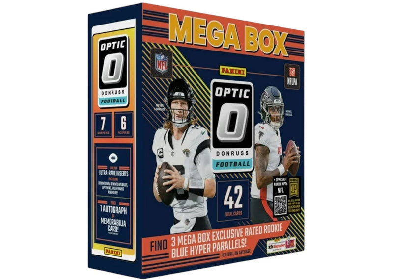 2024 Panini Donruss Optic Football Mega Box (Blue Hyper Parallels)