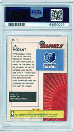 2019 Panini Donruss Net Marvels Ja Morant #9 PSA 9