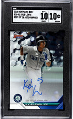 2016 Bowman's Best Kyle Lewis #B16-KL Auto SGC 10 Auto 10