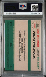 2023 Topps Chrome Platinum Pink Jerar Encarnación #JE RC Auto /15 PSA 10