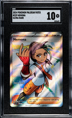 2024 Pokémon Scarlet & Violet Paldean Fates Trainer Nemona #229/091 SGC 10