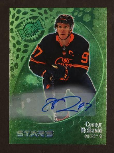 2022-23 Upper Deck Metal Universe Stars Connor McDavid #101 Auto /10