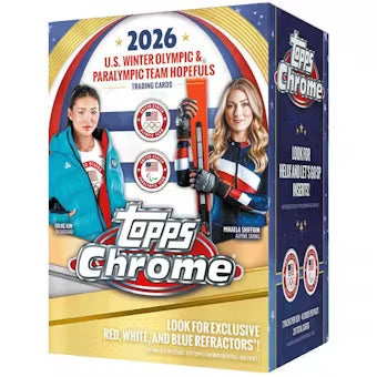2026 Topps Chrome US Olympic & Paralympic Hopefuls Blaster Box