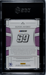 2022 Panini National Treasures #PP-DS Daniel Suarez Premium Patch Auto. Holo Silver 06/15 SGC 8.5