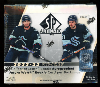 2022-23 Upper Deck SP Authentic Hockey Hobby Box
