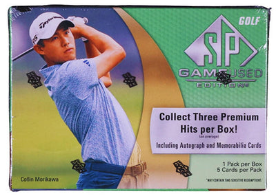 2024 Upper Deck Sp Game Used Golf Hobby Box
