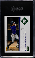 2024 Panini Prospect Silver Prizm Cole Carrigg #84 SGC 9