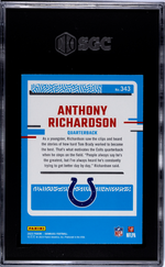 2023 Donruss Anthony Richardson #343 RC SGC 8.5