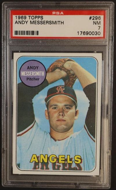 1969 Topps John Messersmith #296 PSA 7
