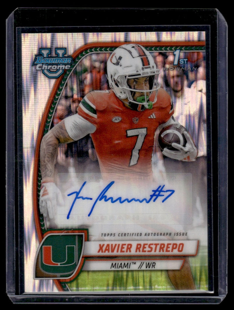 2024 Topps Bowman U Chrome Prospect Auto Xavier Restrepo #PA-XRE Auto