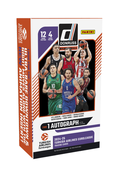 2024-25 Panini Donruss Euroleague Basketball Hobby Box
