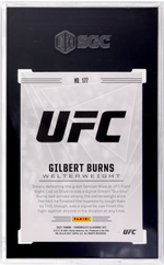 2021 Panini Chronicles UFC Illusions Asia Red Gilbert Burns #177 RC /88 SGC 10