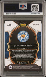 2022 Panini Select Camo James Maddison #52 /225 PSA 10