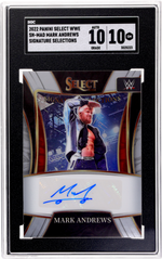 2022 Panini Select Wwe #SN-MAD Mark Andrews Sig. Selections SGC 10