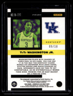 2022 Panini Prizm Flux Gold TyTy Washington Jr. #FA-TYT Auto /10