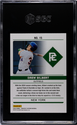 2024 Panini Prospect Edition Domination Drew Gilbert #15 SGC 9