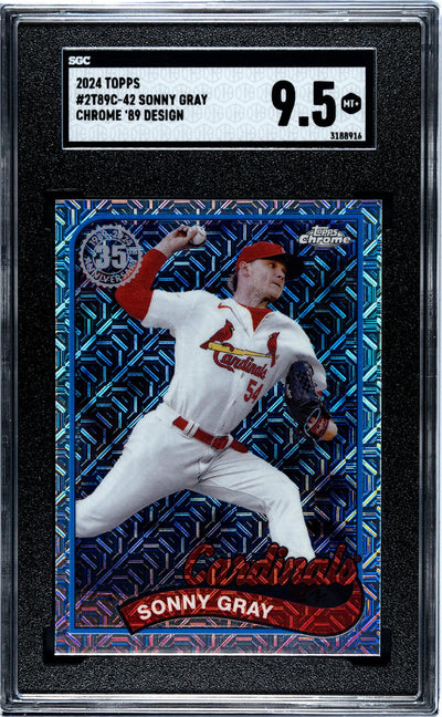 2024 Topps Chrome #2T89C-42 Sonny Gray '89 Design SGC 9.5