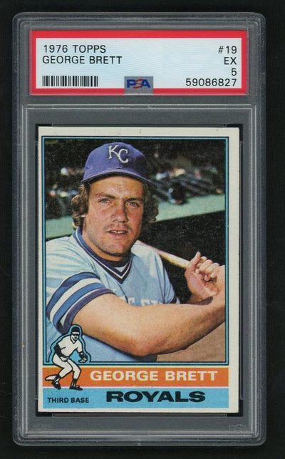 1976 Topps George Brett #19 PSA 5