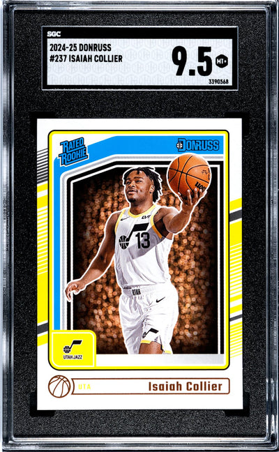 2024 Donruss Isaiah Collier #237 RC SGC 9.5