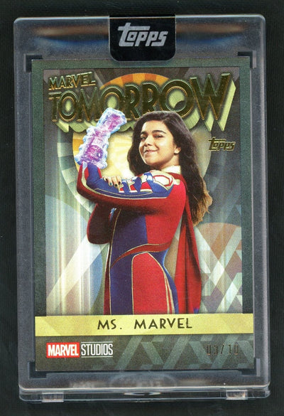 2025 Topps Marvel The Collector Marvel Tomorrow Ms.Marvel Black /10