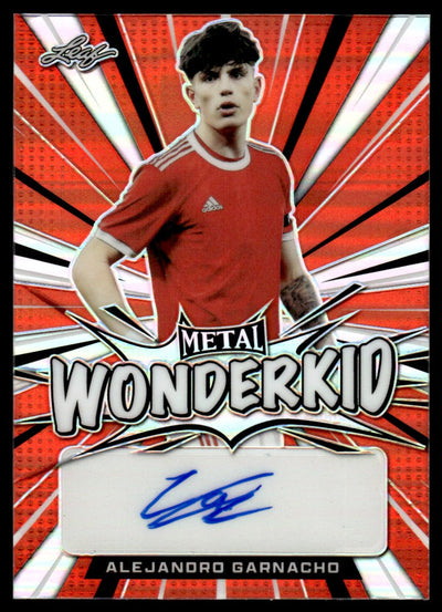 2022 Leaf Metal WK-AG1 Alejandro Garnacho Wonderkid /5 Auto