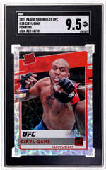 2021 Panini Chronicles UFC Donruss Ciryl Gane #28 /88 SGC 9.5 RC