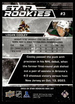 2024 Upper Deck Star Rookies Red Logan Cooley #3 RC /75