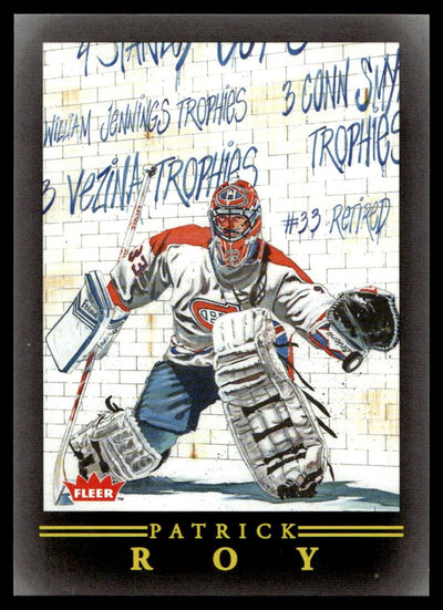 2022 Upper Deck Fleer Patrick Roy Montreal Canadiens