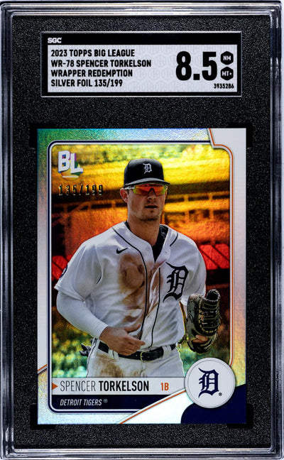 2023 Topps Big League Silver Foil Spencer Torkelson #WR-78 /199 SGC 8.5
