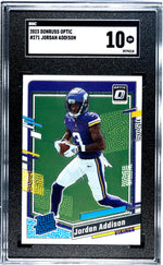 2023 Donruss Optic Jordan Addison #271 RC SGC 10