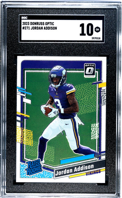 2023 Donruss Optic Jordan Addison #271 RC SGC 10