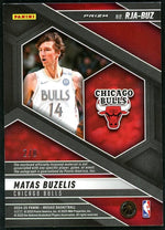 2024-25 Panini Mosaic Black Gold Prizm Rookie Patch Auto Matas Buzelis /8