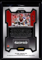 2024 Panini Prizm Draft Picks Green Pulsar Prizm Ladd McConkey #180 RC /25